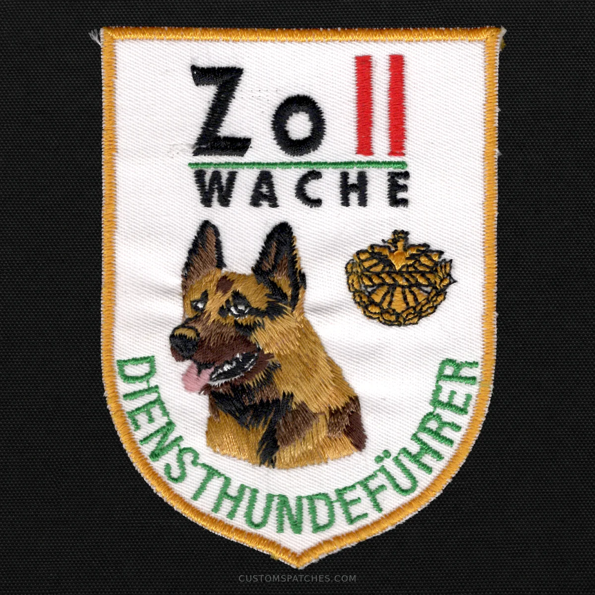 ZollWACHE DIENSTHUNDEFÜHRER – Customs Guard – Austria – Patch