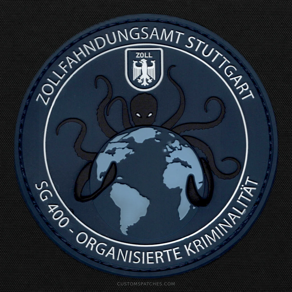 ZOLLFAHNDUNGSAMT STUTTGART SG 400 - ORGANISIERTE KRIMINALITÄT – Section 400 - Organized Crime – Germany – Patch