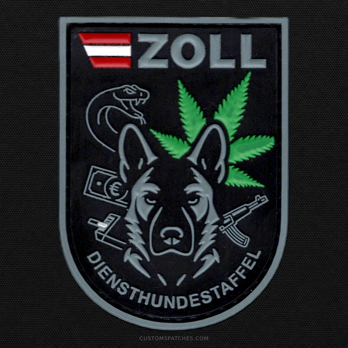 ZOLL DIENSTHUNDESTAFFEL – Customs Authority Austria – Austria – Patch