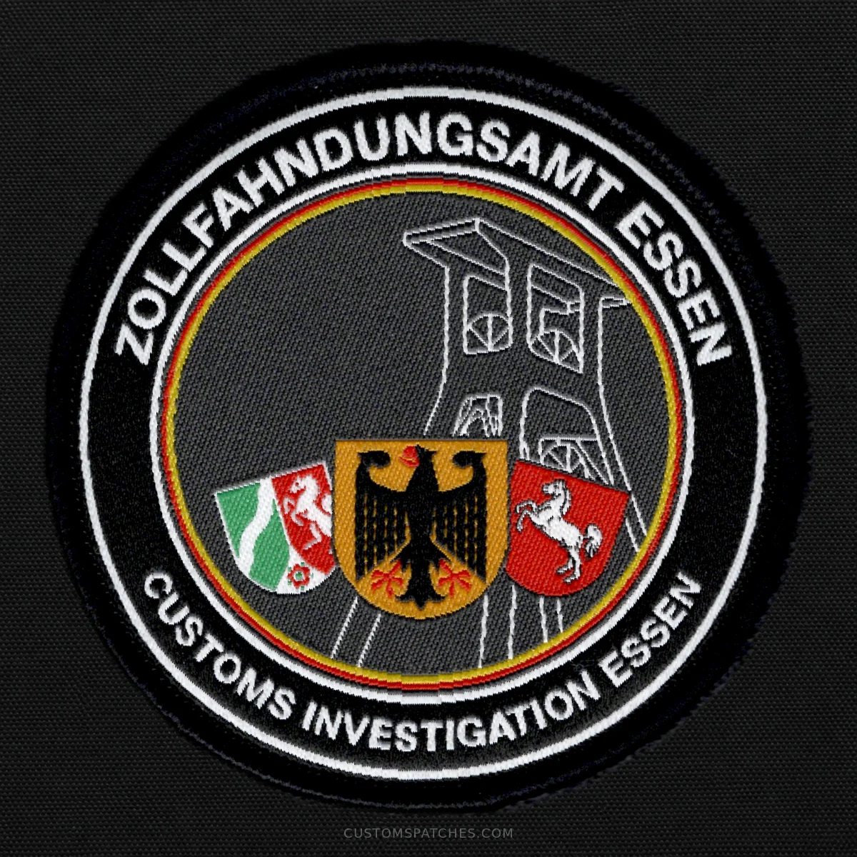 ZOLLFAHNDUNGSAMT ESSEN CUSTOMS INVESTIGATION ESSEN – Customs Investigation Office Essen – Germany – Patch