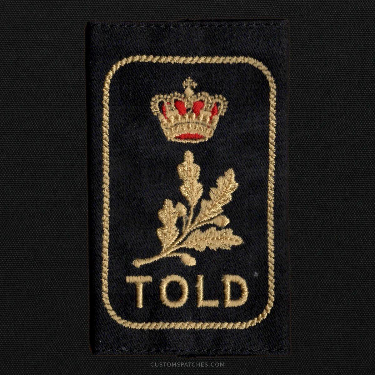 TOLD – Danish Customs Agency – Denmark – Patch