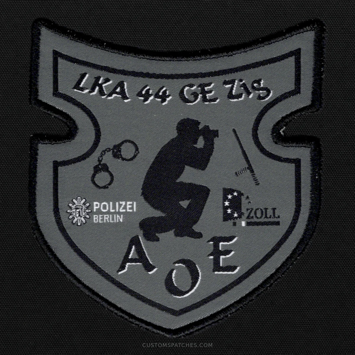 LKA 44 GE Zig AOE POLIZEI BERLIN ZOLL – Section 500 – Joint Cigarette Investigation Group (GEZig) – Germany – Patch