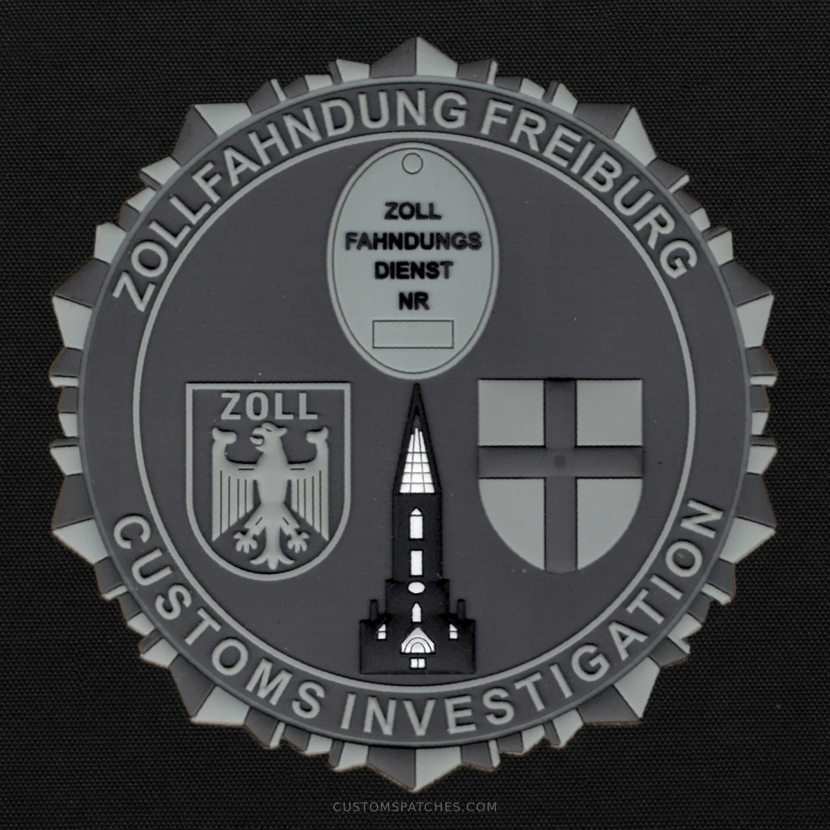 ZOLLFAHNDUNG FREIBURG CUSTOMS INVESTIGATION ZOLLFAHNDUNGSDIENST NR ZOLL – Freiburg Office – Germany – Patch