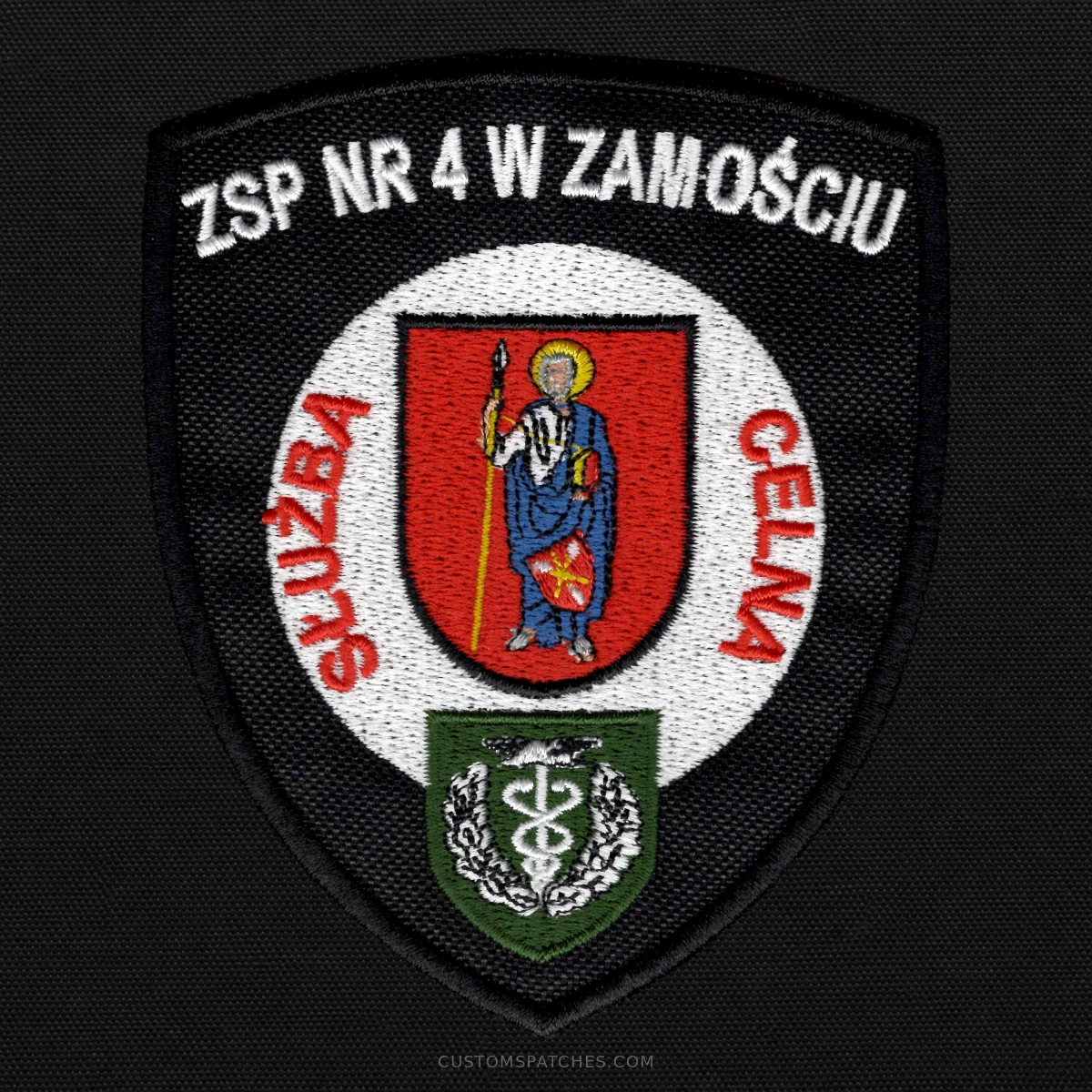 ZSP NR 4 W ZAMOŚCIU SŁUŻBA CELNA – Uniformed Class - Customs Service – Poland – Patch