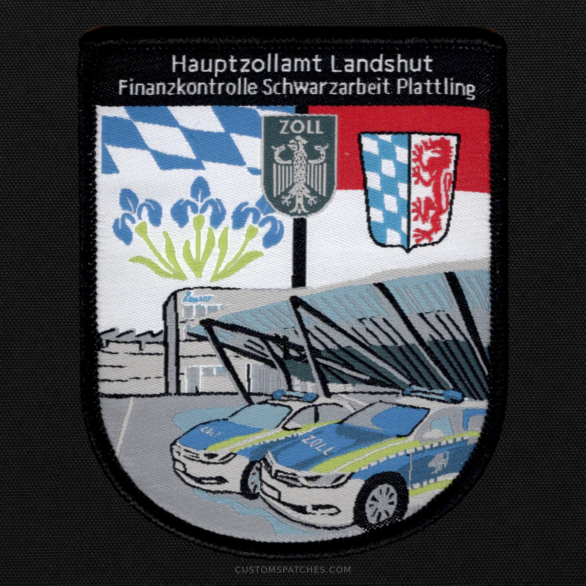 Hauptzollamt Landshut Finanzkontrolle Schwarzarbeit Plattling ZOLL – Germany – Patch