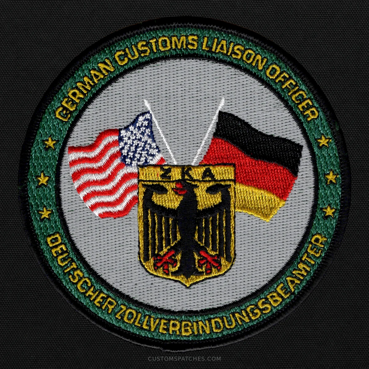 GERMAN CUSTOMS LIAISON OFFICER DEUTSCHER ZOLLVERBINDUNGSBEAMTER – Customs Liaison Officer Washington – Germany – Patch