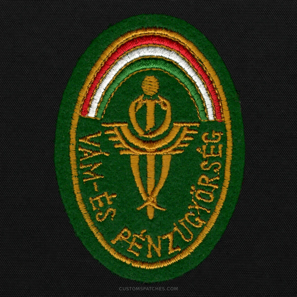 VÁM- ÉS PÉNZÜGYŐRSÉG – Customs and Finance Guard – Hungary – Patch