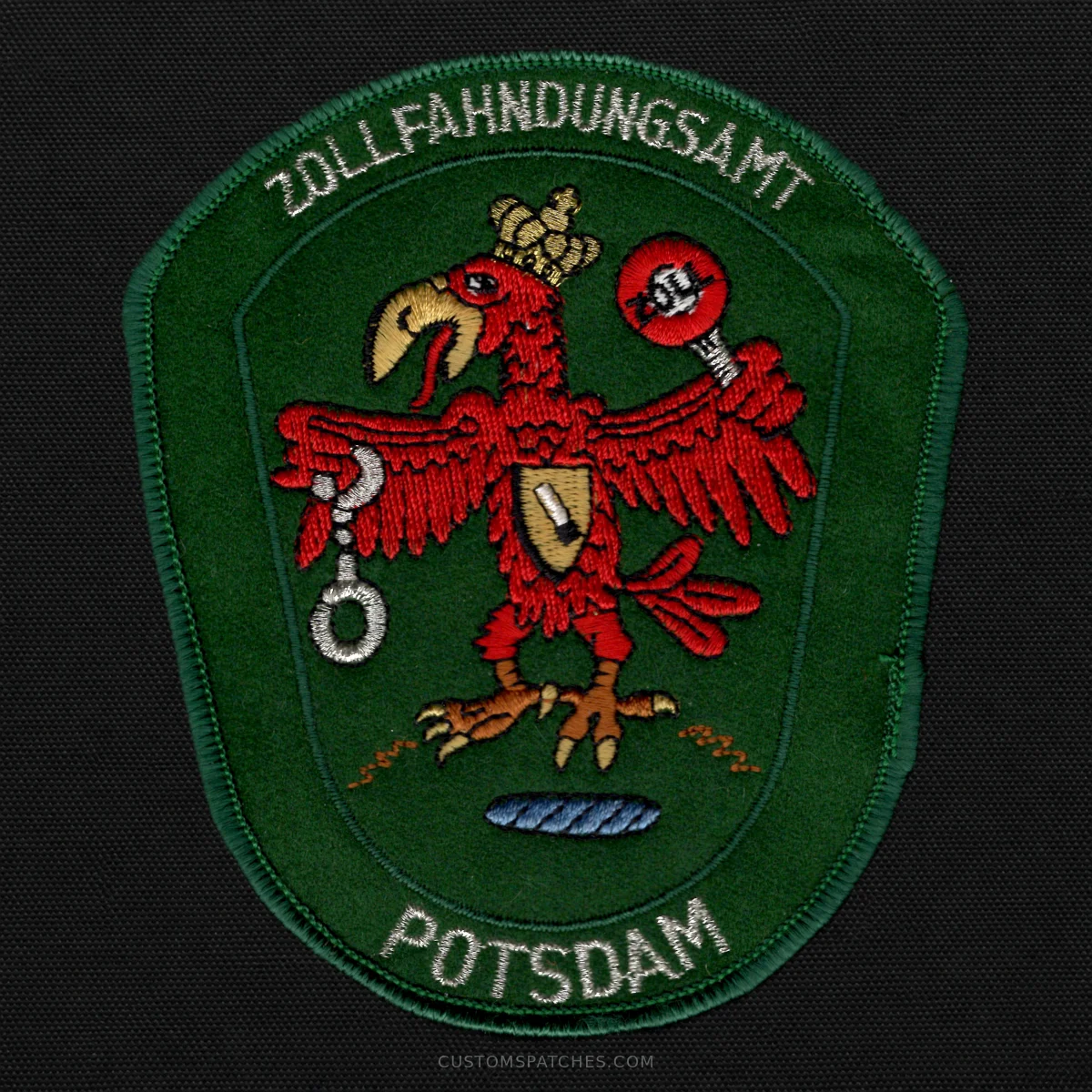 ZOLLFAHNDUNGSAMT POTSDAM – Customs Investigation Office Potsdam – Germany – Patch