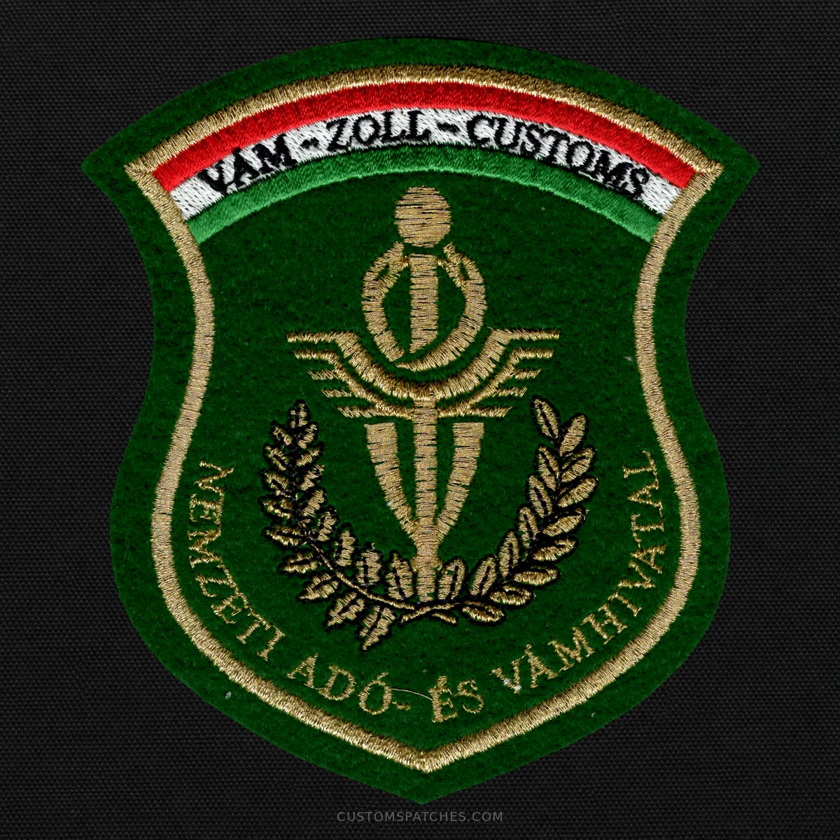 VÁM ZOLL CUSTOMS NEMZETI ADÓ- ÉS VÁMHIVATAL – National Tax and Customs Administration – Hungary – Patch