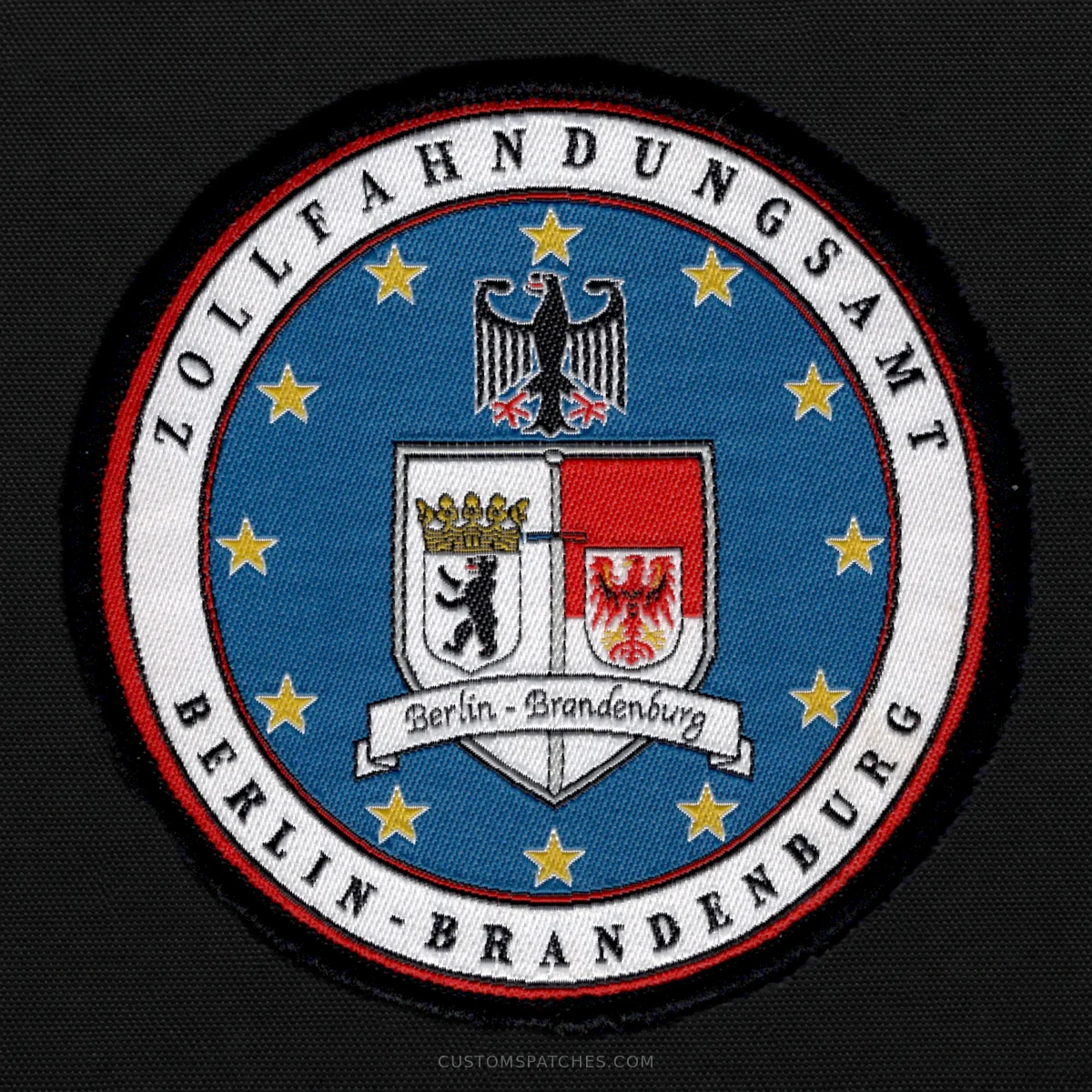 ZOLLFAHNDUNGSAMT BERLIN-BRANDENBURG – Customs Investigation Office Berlin-Brandenburg – Germany – Patch