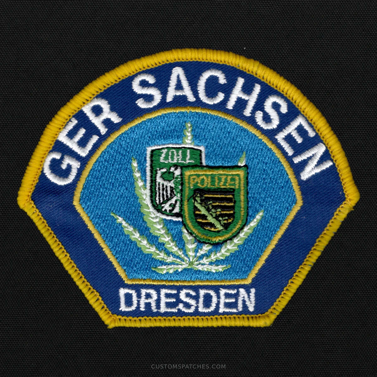 GER SACHSEN DRESDEN ZOLL POLIZEI – Section 500 - Joint Narcotics Investigation Group Saxony – Germany – Patch