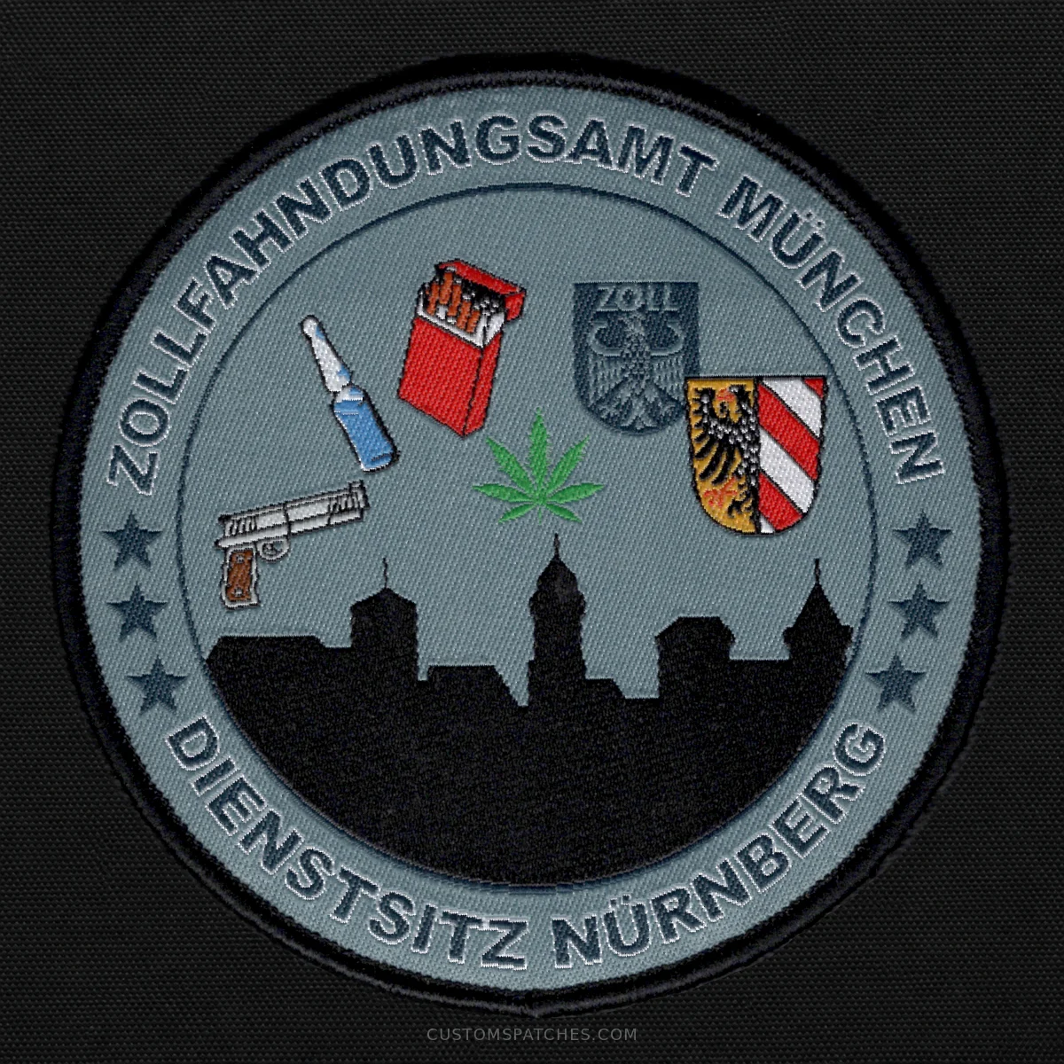 ZOLLFAHNDUNGSAMT MÜNCHEN DIENSTSITZ NÜRNBERG – Nuremberg Office – Germany – Patch