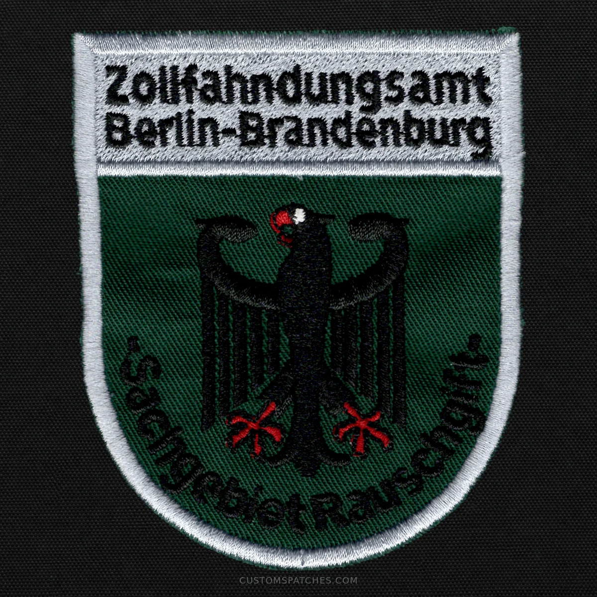 Zollfahdnungsamt Berlin-Brandenburg -Sachgebiet Rauschgift- – Section 600 – Narcotics – Germany – Patch