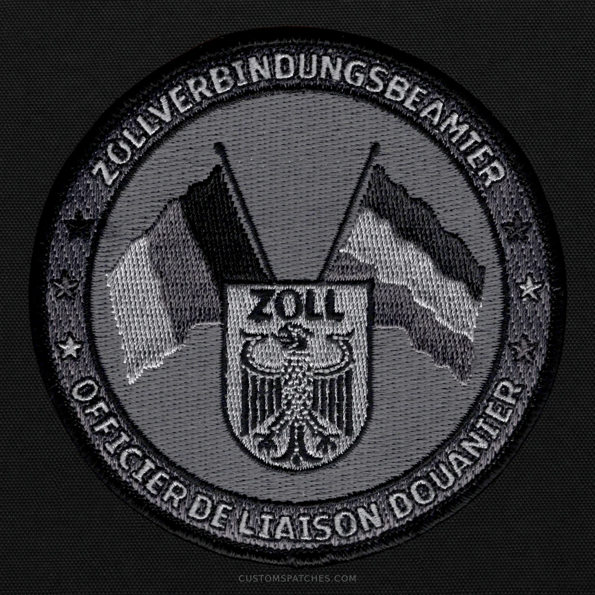 ZOLLVERBINDUNGSBEAMTER OFFICIER DE LIAISON DOUANIER – Customs Liaison Officer Paris – Germany – Patch
