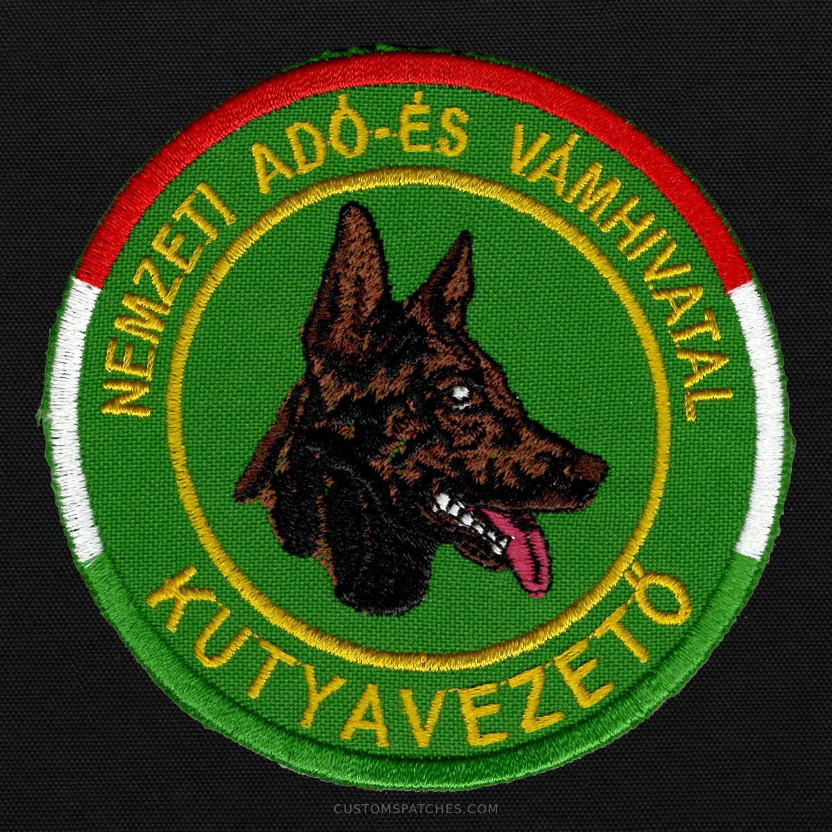 NEMZETI ADÓ- ÉS VÁMHIVATAL KUTYAVEZETŐ – National Tax and Customs Administration – Hungary – Patch