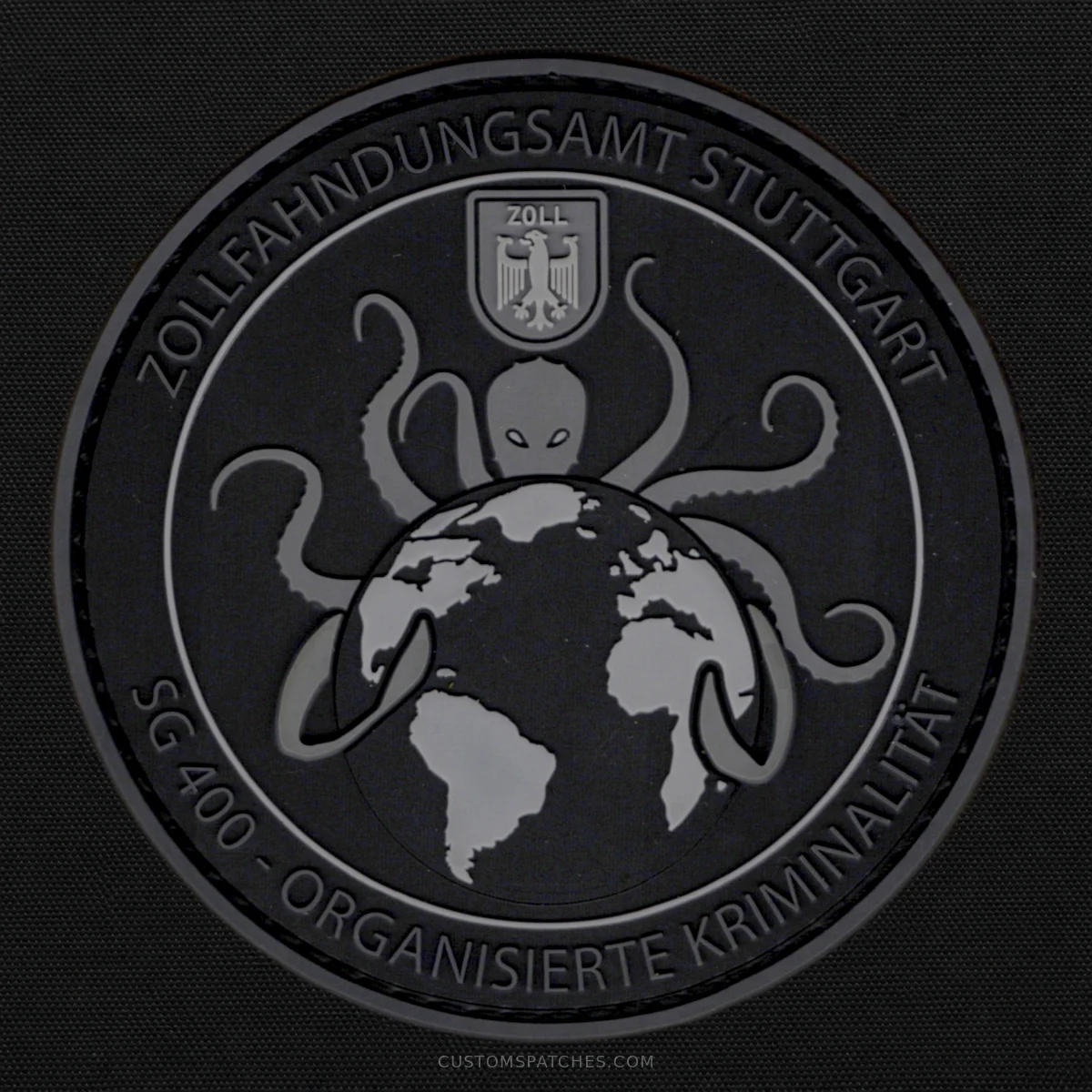 ZOLLFAHNDUNGSAMT STUTTGART SG 400 - ORGANISIERTE KRIMINALITÄT – Section 400 - Organized Crime – Germany – Patch