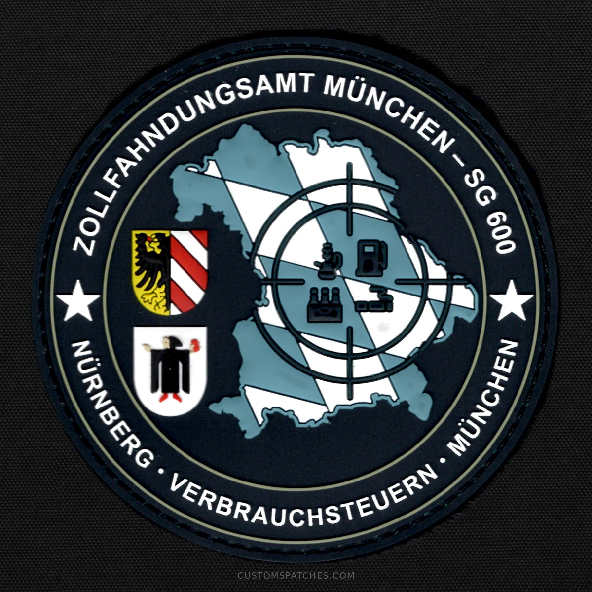 ZOLLFAHNDUNGSAMT MÜNCHEN NÜRNBERG - VERBRAUCHSTEUERN - MÜNCHEN – Section 600 - Excise Duties – Germany – Patch