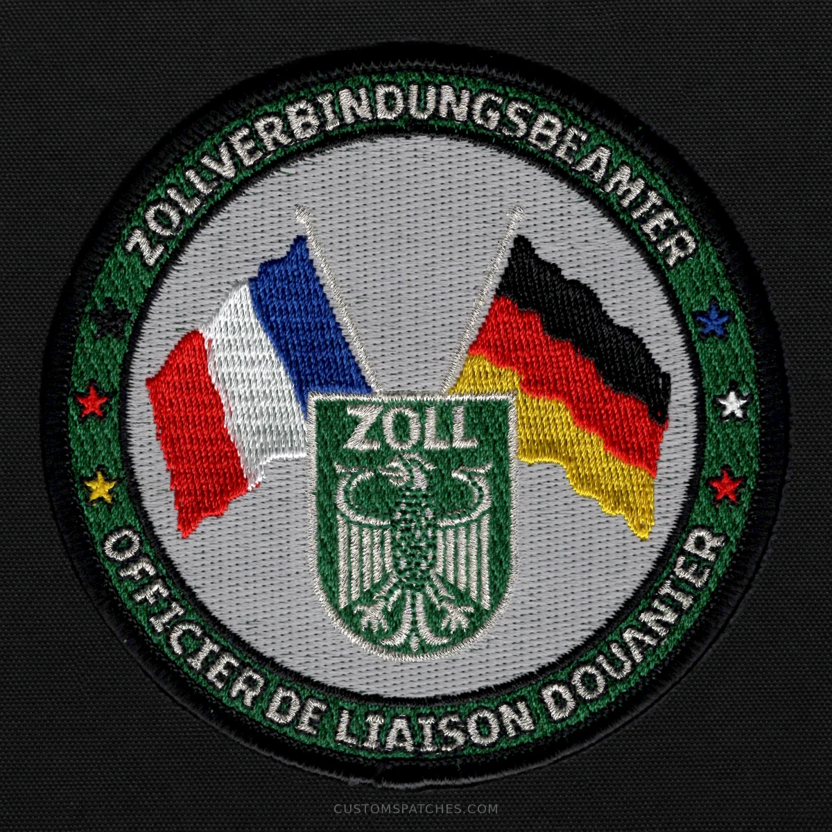ZOLLVERBINDUNGSBEAMTER OFFICIER DE LIAISON DOUANIER – Customs Liaison Officer Paris – Germany – Patch