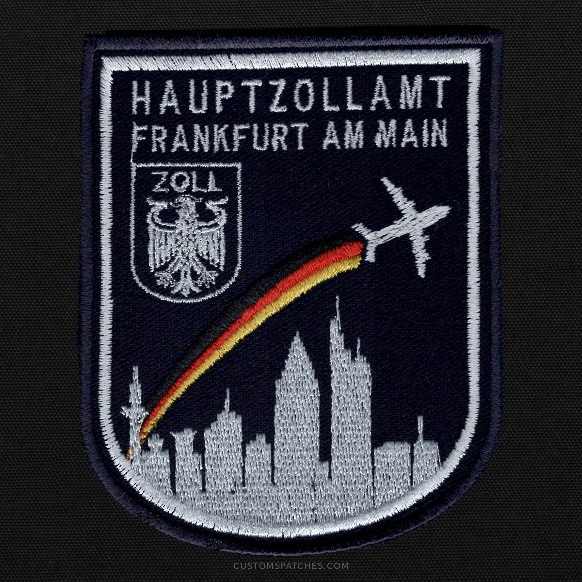 HAUPTZOLLAMT FRANKFURT AM MAIN ZOLL – Main Customs Office Frankfurt am Main – Germany – Patch