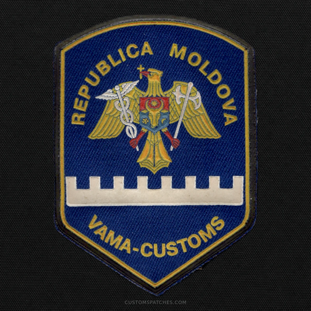 REPUBLICA MOLDOVA VAMA-CUSTOMS – Customs Service of the Republic of Moldova – Moldova, Republic of – Patch