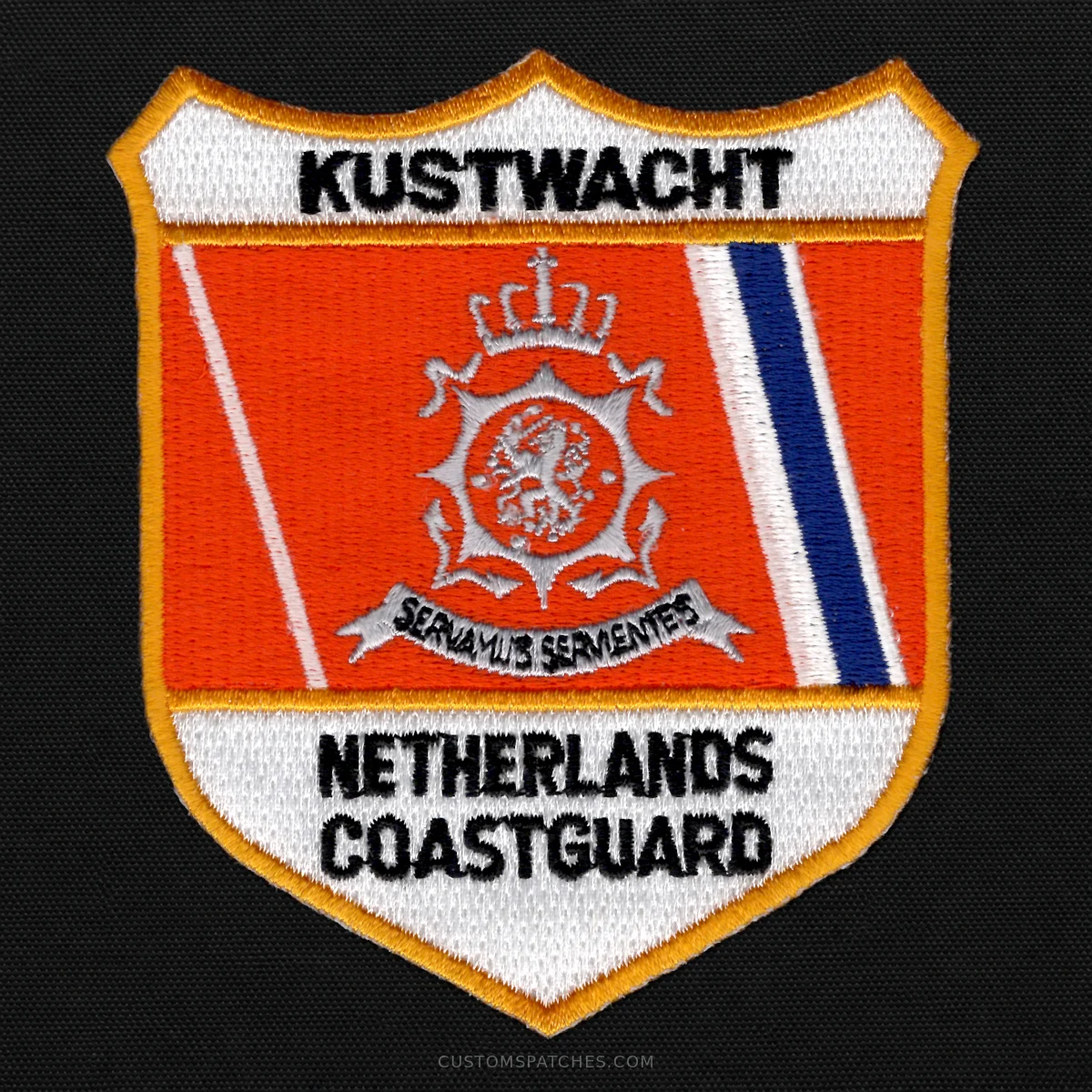 KUSTWACHT SERVAMUS SERVIENTES NETHERLANDS COASTGUARD – Customs Administration of The Netherlands – Netherlands – Patch