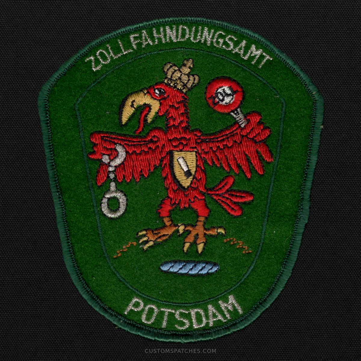 ZOLLFAHNDUNGSAMT POTSDAM – Customs Investigation Office Potsdam – Germany – Patch