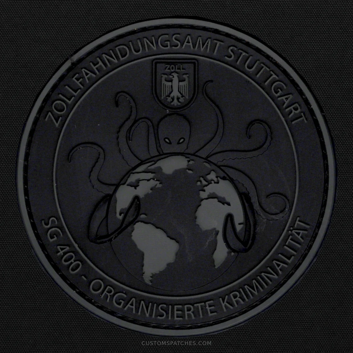 ZOLLFAHNDUNGSAMT STUTTGART SG 400 - ORGANISIERTE KRIMINALITÄT – Section 400 - Organized Crime – Germany – Patch