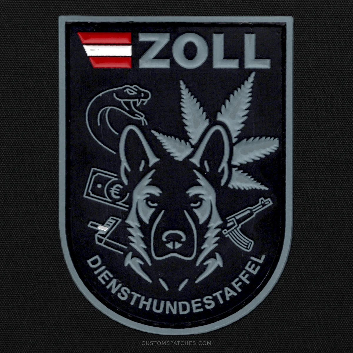 ZOLL DIENSTHUNDESTAFFEL – Customs Authority Austria – Austria – Patch