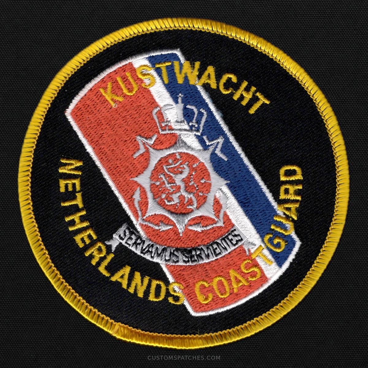 KUSTWACHT SERVAMUS SERVIENTES NETHERLANDS COASTGUARD – Customs Administration of The Netherlands – Netherlands – Patch
