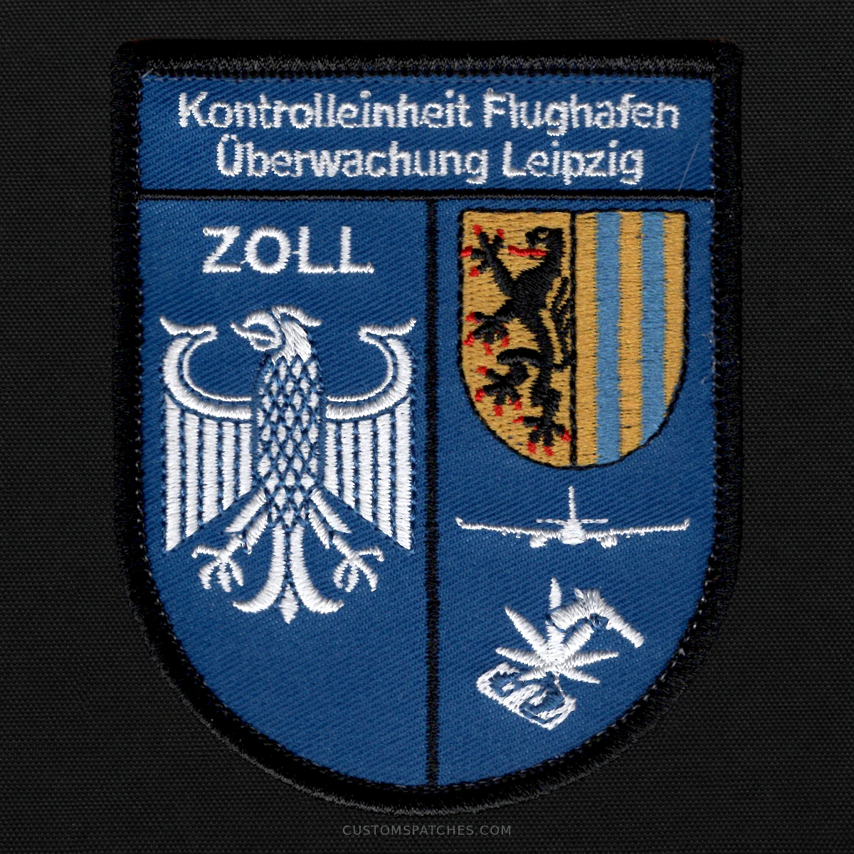Kontrolleinheit Flughafen Überwachung Leipzig ZOLL – Germany – Patch