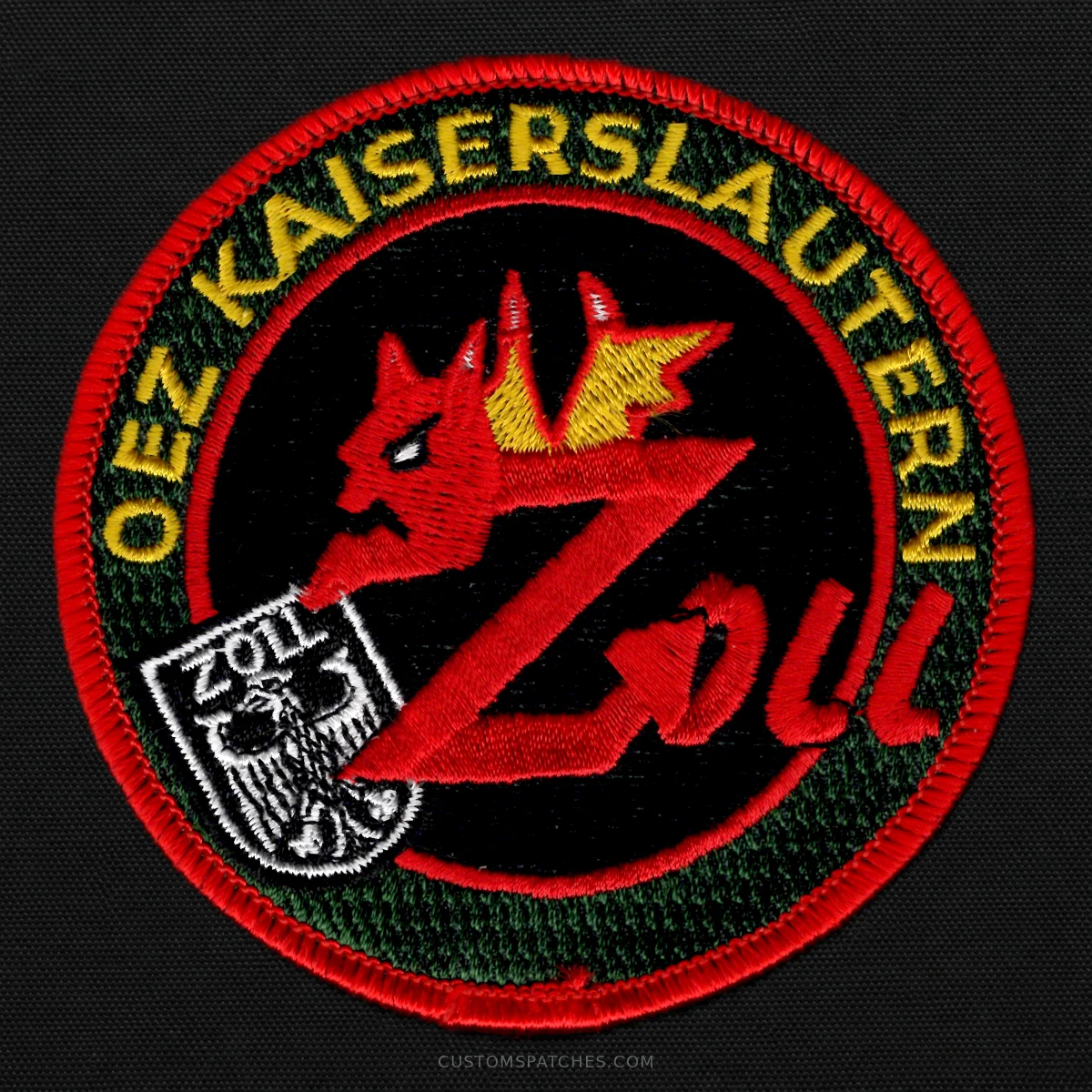 OEZ KAISERSLAUTERN ZOLL – Section 200 - Customs Surveillance Unit Kaiserslautern – Germany – Patch