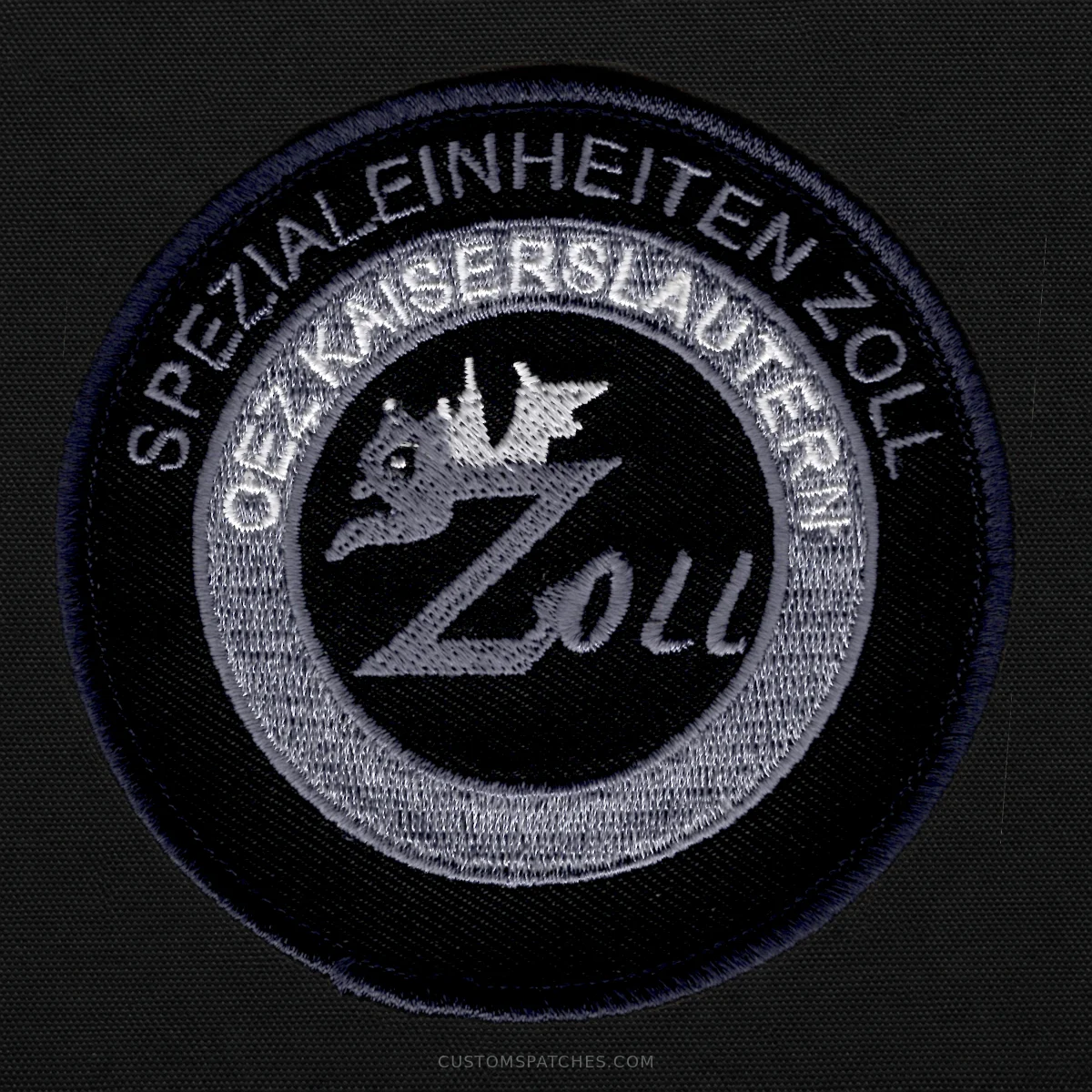SPEZIALEINHEITEN ZOLL OEZ KAISERSLAUTERN ZOLL – Section 200 - Customs Surveillance Unit Kaiserslautern – Germany – Patch