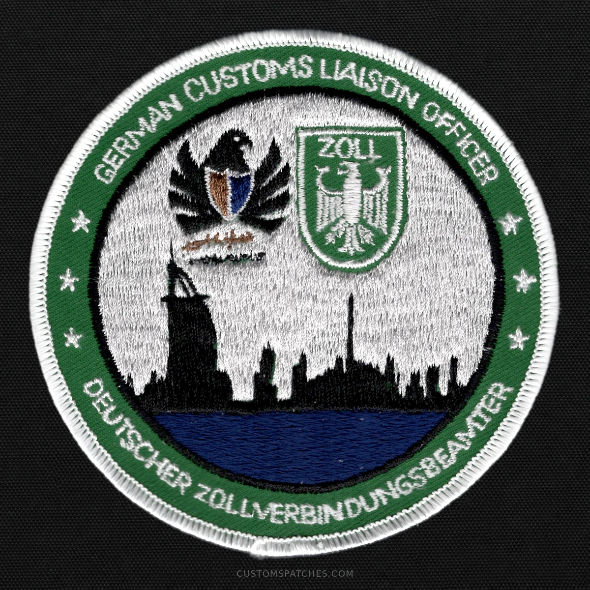 GERMAN CUSTOMS LIAISON OFFICER DEUTSCHER ZOLLVERBINDUNGSBEAMTER – Customs Liaison Officer Dubai – Germany – Patch