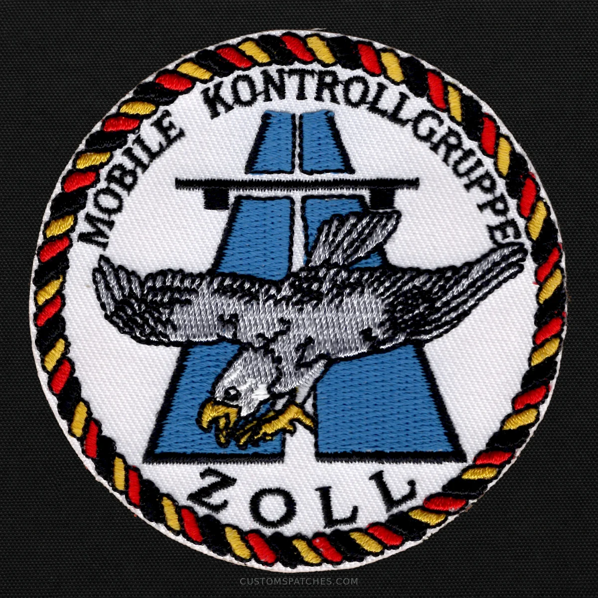 MOBILE KONTROLLGRUPPE ZOLL – Mobile Control Group Saarbrücken – Germany – Patch