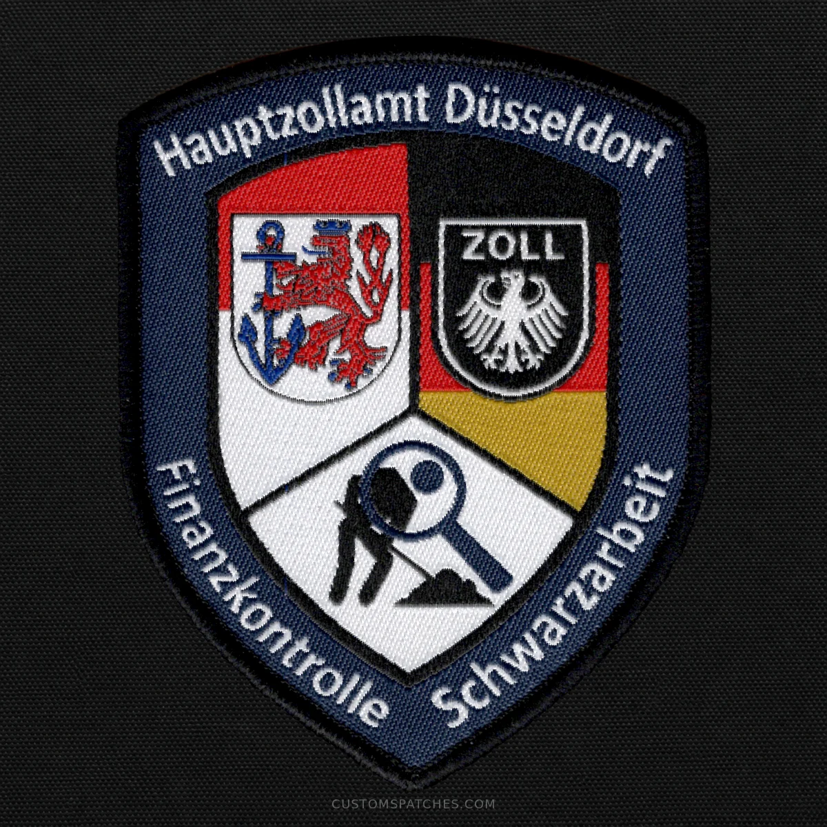 Hauptzollamt Düsseldorf Finanzkontrolle Schwarzarbeit ZOLL – Germany – Patch