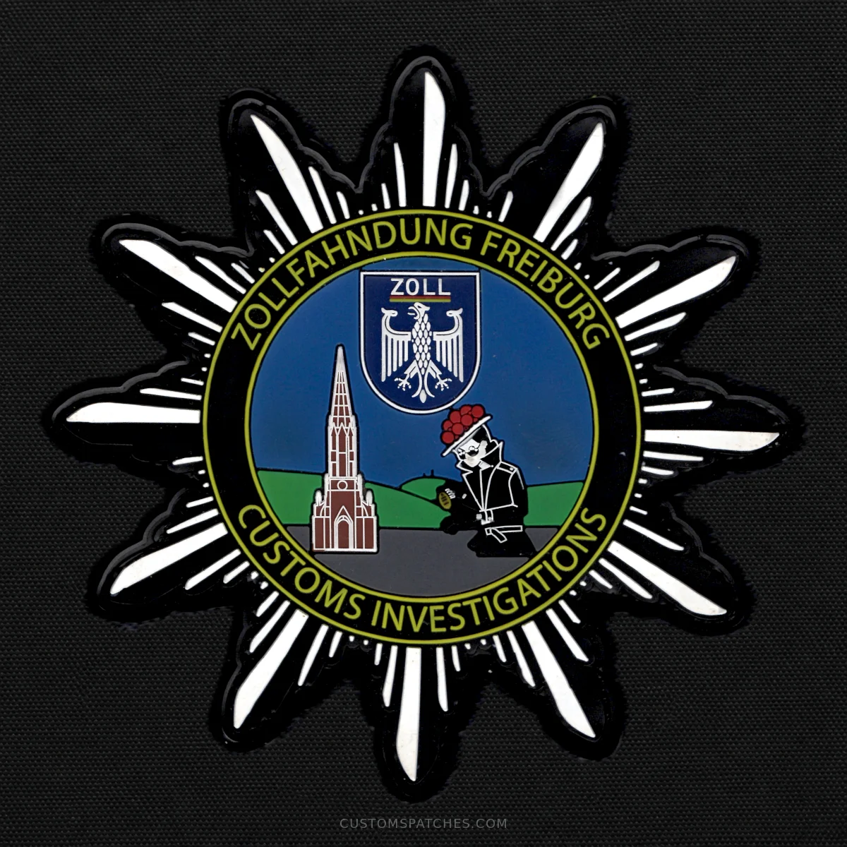ZOLLFAHNDUNG FREIBURG CUSTOMS INVESTIGATIONS – Freiburg Office – Germany – Patch