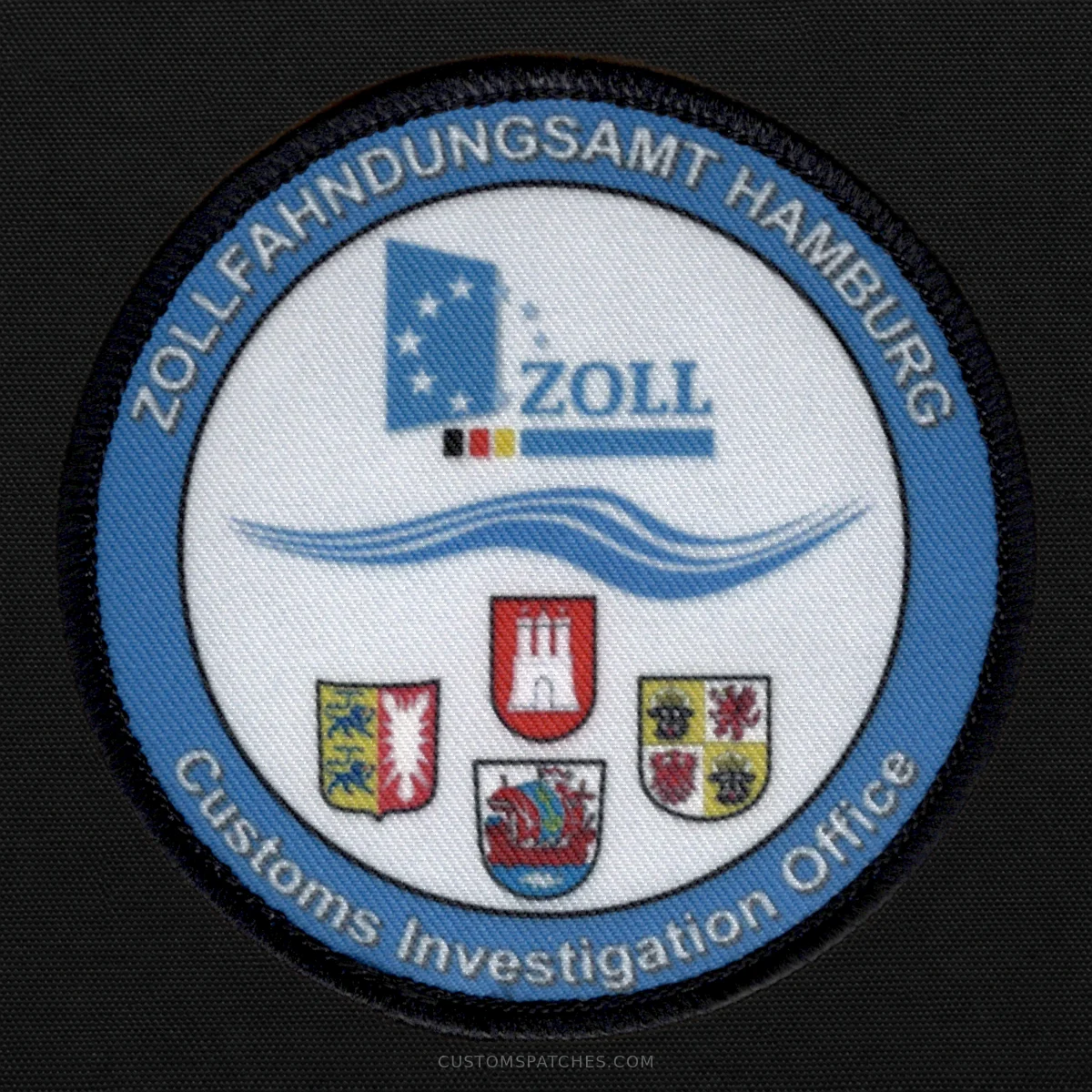 ZOLLFAHNDUNGSAMT HAMBURG Customs Investigation Office – Customs Investigation Office Hamburg – Germany – Patch