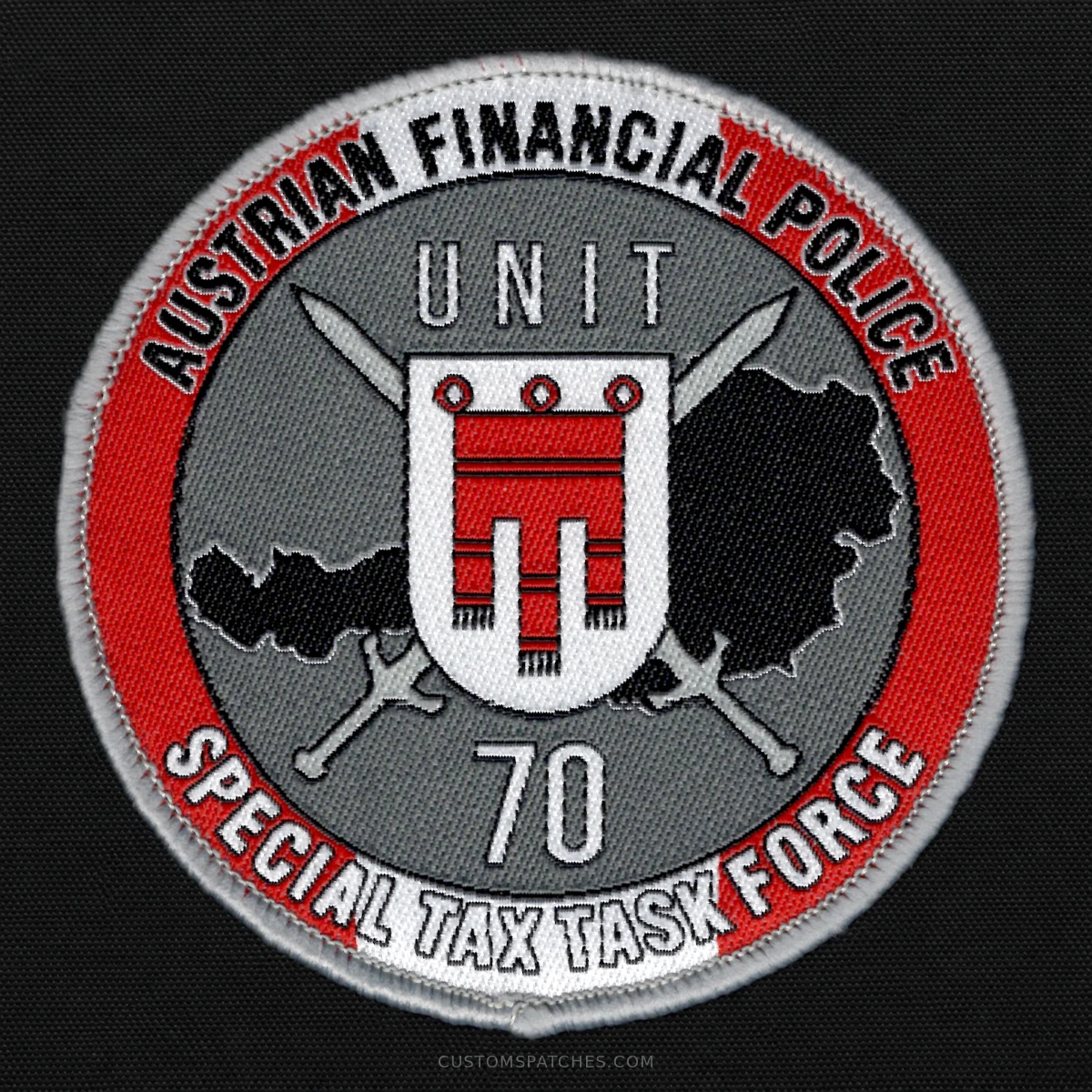 AUSTRIAN FINANCIAL POLICE SPECIAL TAX TASK FORCE UNIT 70 – Financial Police – Austria – Patch
