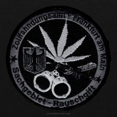 Zollfahndungsamt - Frankfurt am Main Sachgebiet - Rauschgift – Section 600 – Narcotics Investigations Frankfurt am Main – Germany – Patch