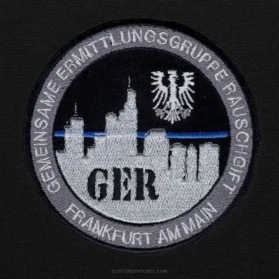GEMEINSAME ERMITTLUNGSGRUPPE RAUSCHGIFT FRANKFURT AM MAIN GER – Section 800 - Joint Narcotics Investigation Group Frankfurt am Main – Germany – Patch