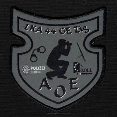 LKA 44 GE Zig AOE POLIZEI BERLIN ZOLL – Section 500 – Joint Cigarette Investigation Group Berlin – Germany – Patch