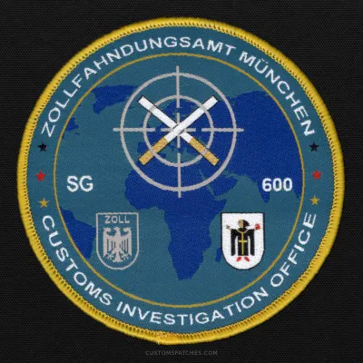 ZOLLFAHNDUNGSAMT MÜNCHEN SG 600 CUSTOMS INVESTIGATION OFFICE – Section 600 - Excise Duties – Germany – Patch