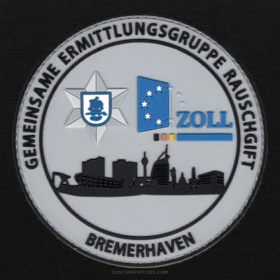 GEMEINSAME ERMITTLUNGSGRUPPE RAUSCHGIFT BREMERHAVEN ZOLL – Section 500 - Joint Narcotics Investigation Group Bremerhaven – Germany – Patch