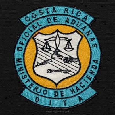 COSTA RICA OFICIAL DE ADUANAS MINISTERIO DE HACIENDA DITA – National Customs Service – Costa Rica – Patch