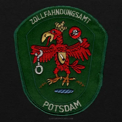 ZOLLFAHNDUNGSAMT POTSDAM – Customs Investigation Office Potsdam – Germany – Patch