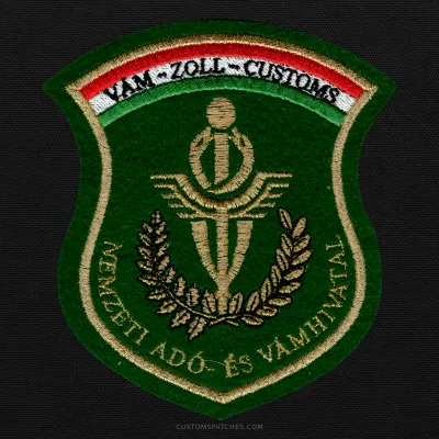 VÁM ZOLL CUSTOMS NEMZETI ADÓ- ÉS VÁMHIVATAL – National Tax and Customs Administration – Hungary – Patch