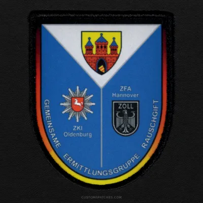 GEMEINSAME ERMITTLUNGSGRUPPE RAUSCHGIFT ZKI Oldenburg ZFA Hannover – Section 600 - Joint Narcotics Investigation Group Oldenburg – Germany – Patch