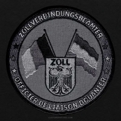 ZOLLVERBINDUNGSBEAMTER OFFICIER DE LIAISON DOUANIER – Customs Liaison Officer Paris – Germany – Patch
