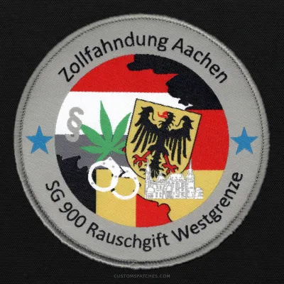 Zollfahndung Aachen SG 900 Rauschgift Westgrenze – Section 900 – Narcotics Investigations Western Border – Germany – Patch