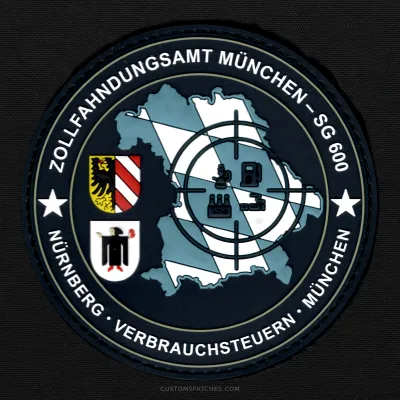 ZOLLFAHNDUNGSAMT MÜNCHEN NÜRNBERG - VERBRAUCHSTEUERN - MÜNCHEN – Section 600 - Excise Duties – Germany – Patch